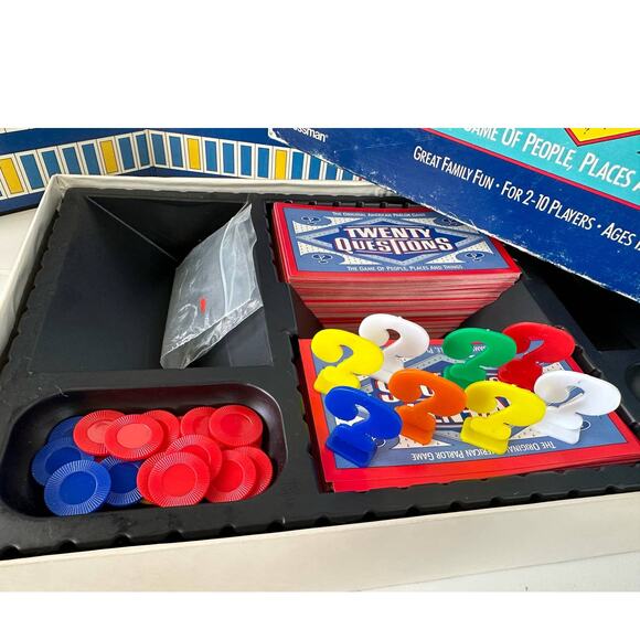 Vintage Twenty Questions Board Game of People Places & Things, Pressman, 1988 - Picture 3 of 9